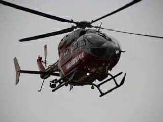 Nighting Gale Helicopter with Santa On Board